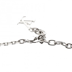 Pre Owned قلادة لوي فيتون ستشن لون فضي كريستال غامبل