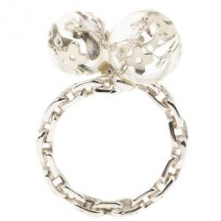 مملوكة مسبقًا Louis Vuitton Bubbles Monogram Ring Size 54.5