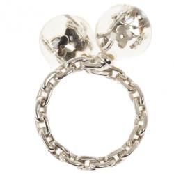 مملوكة مسبقًا Louis Vuitton Bubbles Monogram Ring Size 54.5