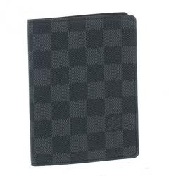 Pre Owned Louis Vuitton Damier Graphite Passport Holder