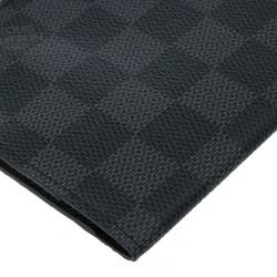 Pre Owned Louis Vuitton Damier Graphite Passport Holder