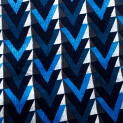 مملوكة مسبقًا Louis Vuitton Blue V Obsession Pattern Cotton and Linen Stole
