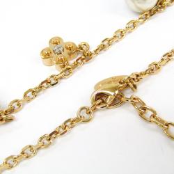 مملوكة مسبقًا Louis Vuitton Charmy Pearl Gold Tone Necklace