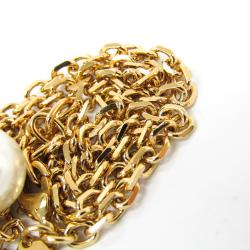 مملوكة مسبقًا Louis Vuitton Charmy Pearl Gold Tone Necklace