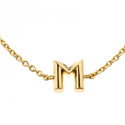 Louis Vuitton LV & Me Letter 'S' Bracelet - Gold-Tone Metal Charm, Bracelets  - LOU247398