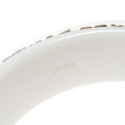 Pre Owned سوار لوي فيتون أنكلوجن رزين شفاف مونوغرامي مقاس 20سم