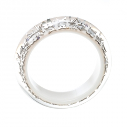 Pre Owned سوار لوي فيتون أنكلوجن رزين شفاف مونوغرامي مقاس 20سم