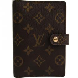 Pre Owned Louis Vuitton Monogram Canvas Small Ring Agenda Cover
