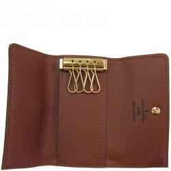 Pre Owned Louis Vuitton Monogram Canvas 4 Key Holder