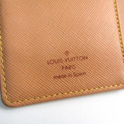 Pre Owned Louis Vuitton Blue Monogram Mini Lin Agenda Cover PM