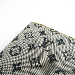 Pre Owned Louis Vuitton Blue Monogram Mini Lin Agenda Cover PM