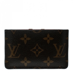 مملوكة مسبقًا Louis Vuitton Red Monogram Canvas and Leather Kimono Card Case