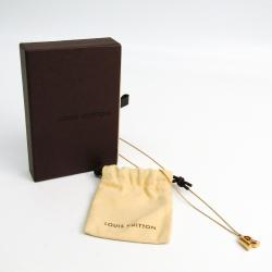 Pre Owned Louis Vuitton LV & Me Gold Tone R Pendant Necklace