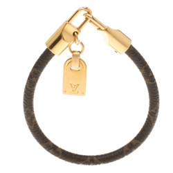 مملوكة مسبقًا سوار لوي فيتون ذهب اللون لاك إيت مونوغرامي 16 سم