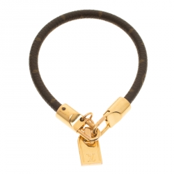 مملوكة مسبقًا سوار لوي فيتون ذهب اللون لاك إيت مونوغرامي 16 سم