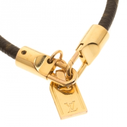 مملوكة مسبقًا سوار لوي فيتون ذهب اللون لاك إيت مونوغرامي 16 سم