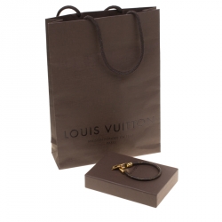 مملوكة مسبقًا سوار لوي فيتون ذهب اللون لاك إيت مونوغرامي 16 سم