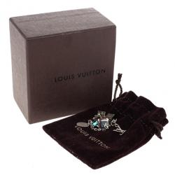 Pre Owned Louis Vuitton Gamble Silver Light Bracelet 21 CM