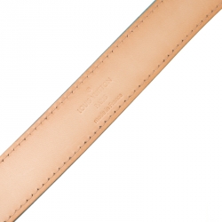 Pre Owned Louis Vuitton Turquoise Vernis Belt 80cm