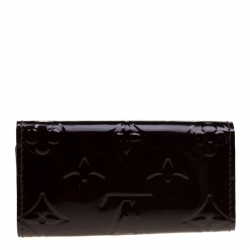 Pre Owned محفظة مفاتيح لوي فيتون فيرنيه أمارانت مونوغرامي 4 حلقات 