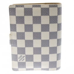 Pre Owned جراب أجندة لوي فيتون كانفاس دامييه أزور