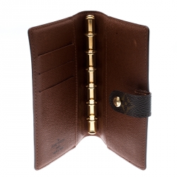 Pre Owned Louis Vuitton Monogram Canvas Small Ring Agenda Cover