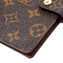 Pre Owned Louis Vuitton Monogram Canvas Small Ring Agenda Cover
