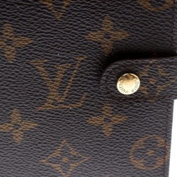 Pre Owned Louis Vuitton Monogram Canvas Small Ring Agenda Cover