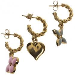 Louis Vuitton Vintage - Sweet Monogram in My Heart Hoop Earrings