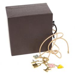 Pre Owned Louis Vuitton Sweet Monogram Pendant Necklace