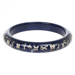 Pre Owned Louis Vuitton Inclusion Blue Small Bracelet 19 CM