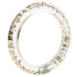 Pre Owned Louis Vuitton Inclusion Transparent Small Bracelet 19 CM
