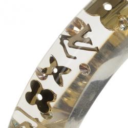 Pre Owned Louis Vuitton Inclusion Transparent Small Bracelet 19 CM