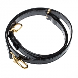 مملوكة مسبقًا Louis Vuitton Black Vernis Adjustable Shoulder Strap