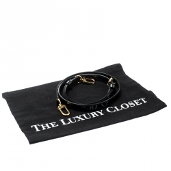 مملوكة مسبقًا Louis Vuitton Black Vernis Adjustable Shoulder Strap