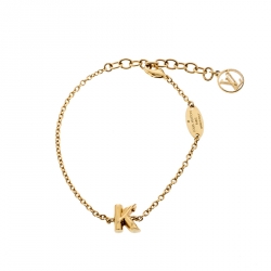Louis Vuitton LV & ME Bracelet Letter K - Gold-Tone Metal Charm, Bracelets  - LOU559551