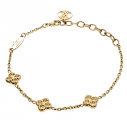 Louis Vuitton LV & Me Letter M Gold Tone Bracelet Louis Vuitton | The  Luxury Closet