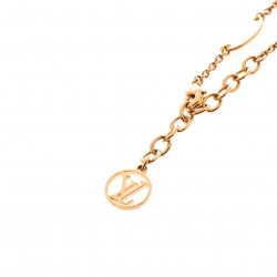 Pre Owned سوار لوي فيتون أسينشيال  LV & Me حرف E ذهبي اللون