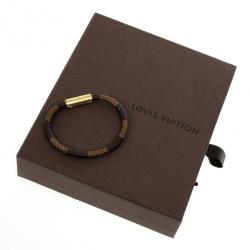 Pre Owned Louis Vuitton Keep It Damier Ebene Bracelet