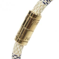 مملوكة مسبقًا Louis Vuitton Keep It Damier Azur Bracelet 18 CM