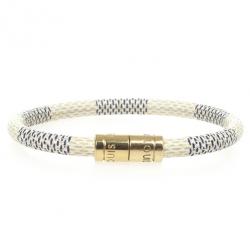 مملوكة مسبقًا Louis Vuitton Keep It Damier Azur Bracelet 18 CM