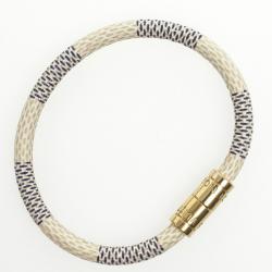 مملوكة مسبقًا Louis Vuitton Keep It Damier Azur Bracelet 18 CM