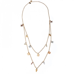 Louis Vuitton Blooming Supple Gold Tone Charm Necklace Louis Vuitton | The  Luxury Closet