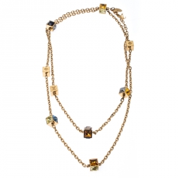 louis vuitton layered necklace