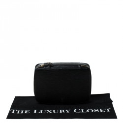 Pre Owned Louis Vuitton Black Epi Leather Monte-Carlo Jewelry Box
