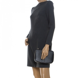 Pre Owned Louis Vuitton Black Epi Leather Monte-Carlo Jewelry Box