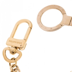 Pre Owned Louis Vuitton Multicolor Resin Playtime Letters Gold Tone Key Ring / Bag Charm 