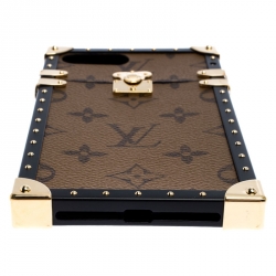 Louis Vuitton Eye Trunk With Strap For Iphone X Reverse Monogram Canvas  Brown Auction