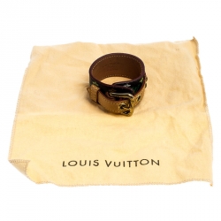 Pre Owned Louis Vuitton Multicolor Monogram Canvas Theda Bracelet