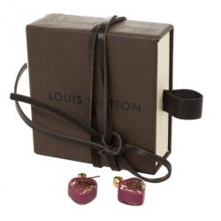 مملوكة مسبقًا Louis Vuitton Inclusion Heart Earrings